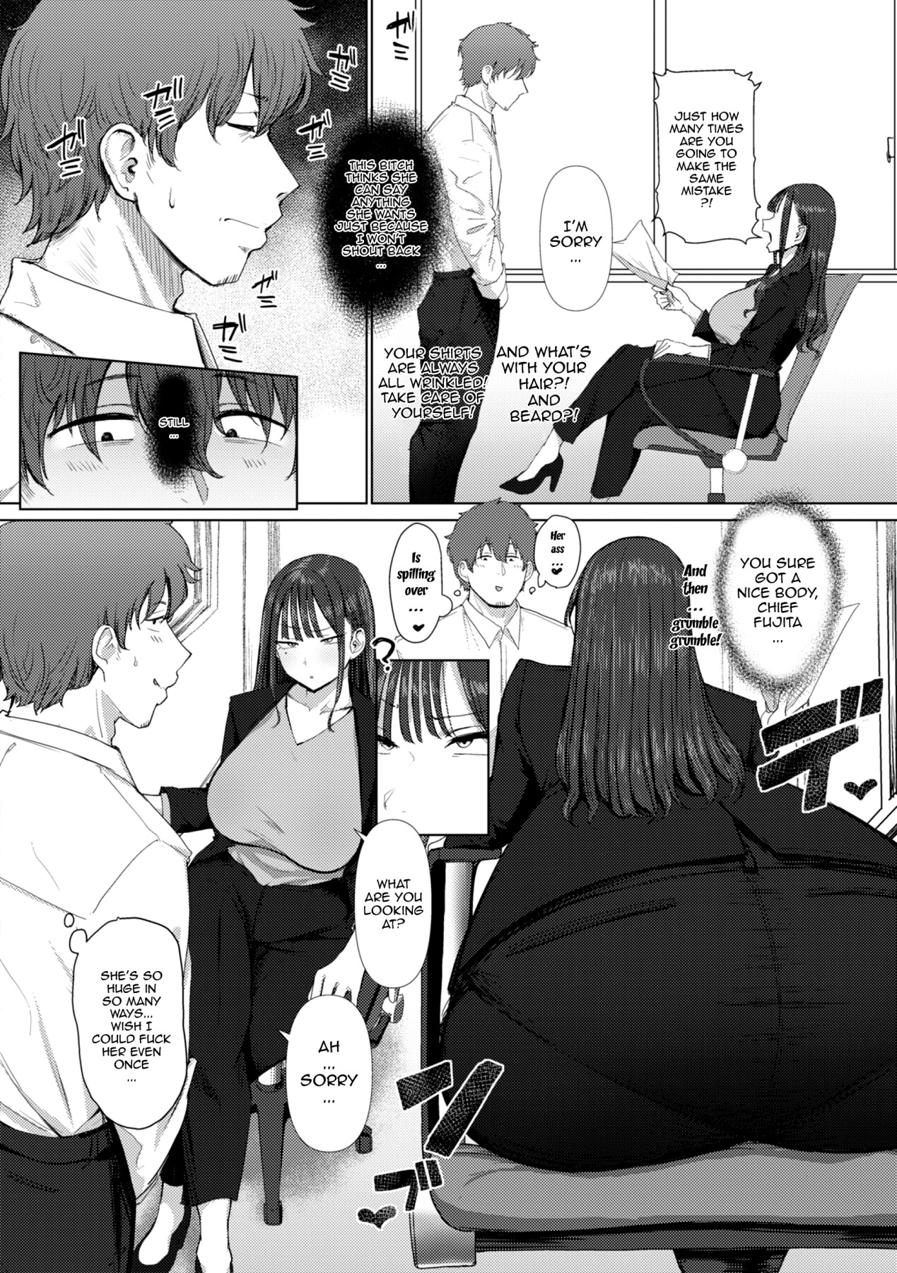 Hentai Manga Comic-I, A Guy Who Tells Women Apart By Their Asses, Got Blackmail On My Superior At Work-Read-2